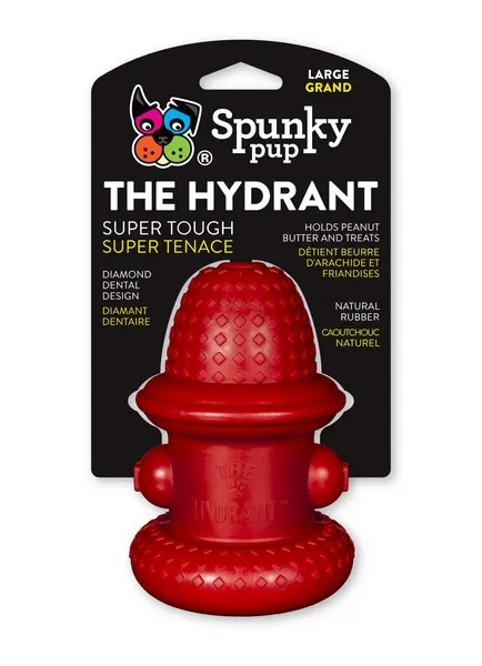 1ea Spunky Pup Natural Rubber Hydrant Large - Health/First Aid